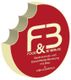 Logo: Roter Kreis mit "F&B", Text "Gastronomie- und Social-Media-Beratung mit Biss".