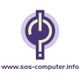 Logo mit Fragezeichen und URL: www.sos-computer.info.