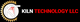 Logo of Kiln Technology LLC with a gear and text on a black background.