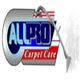 All Pro Carpet Care logo with a steam cleaning wand on the right.