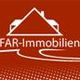 Logo von FAR-Immobilien mit einem stilisierten Haus auf rotem Hintergrund.