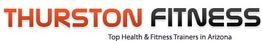 "Thurston Fitness logo with slogan: 'Top Health & Fitness Trainers in Arizona'"
