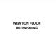 Text reading "NEWTON FLOOR REFINISHING" on a plain white background.