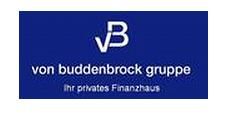 Blaues Logo mit "von buddenbrock gruppe - Ihr privates Finanzhaus" in weißem Text.