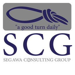 SCG logo with a knot illustration and the phrase "a good turn daily".
