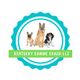 Three dogs in a logo with text "Kentucky Canine Coach LLC" in a turquoise badge.