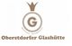 Logo der Oberstdorfer Glashütte mit einem stilisierten Kronen-Design und dem Text "Bleikristall".