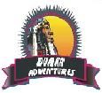 Logotipo que muestra un guerrero azteca frente a un sol con la frase "Oaxh Adventures".