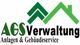 Logo der AGS Verwaltung mit grünem Hausdach und Schriftzug: Anlagen & Gebäudeservice.