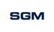 Logo de letras "SGM" en negrita sobre fondo blanco.