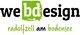 "Logo mit Text: webdesign Radolfzell am Bodensee, 'bd' grün hervorgehoben."