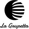 Logotipo de "La Grupetta" con un diseño de media luna y líneas curvas.