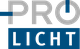 „PRO LICHT“-Logo in blauer und grauer Schrift auf weißem Hintergrund.