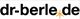 Schwarzer Text "dr-berle.de" mit orangem Stern als Bindestrich auf weißem Hintergrund.