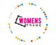 Logo with "Womens Frame" text inside a colorful, dotted circle.