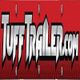 Bold "TuffTrailer.com" logo on a red background with metallic accents.