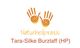 Logo mit zwei stilisierten Händen, Schrift: "Naturheilpraxis Tara-Silke Burzlaff (HP)".