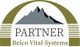 Logo mit Bergmotiv, Text: "Partner Reico Vital-Systeme".