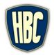 Blauw-wit HBC-logo in schildvorm.