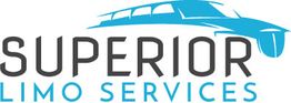 Superior Limo Services logo with a blue limousine graphic above the text.