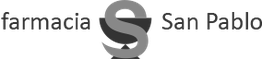 Texto gris "farmacia" y "ando" con mortero intercalado, formando la palabra "farmaciendo".