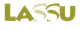 Logo do LASSU com letras verdes e formas curvadas no "S". Fundo transparente.
