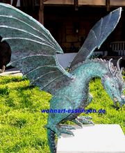 Drachenvogel Baskerville aus Bronze