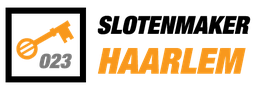 Oranje sleutel en tekst "023 Haarlem".