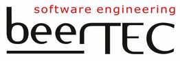 Logo mit Text: "software engineering" oben und "beerTEC" unten.