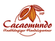 Logo von Cacaomundo mit Kakaobohne und Schriftzug "Unabhängiger Handelspartner".