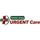 Logo of Central Jersey Urgent Care with a red cross and heartbeat line.