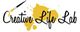 "Creative Life Lab logo with paintbrush and yellow paint splatter."