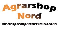 Text: "Agrarshop Nord - Ihr Ansprechpartner im Norden" in orange und schwarz.