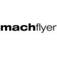 Logo mit schwarzem Text "machflyer" auf weißem Hintergrund.