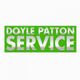 Green and white "Doyle Patton Service" logo with silver lettering.