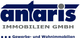 Logo von Antaris Immobilien GmbH mit blauem Schriftzug auf weißem Hintergrund.