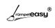 Logo von RümpelEasy mit Besen und geschwungenem Schriftzug.