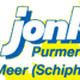 Logo van Bert Jonk B.V. met locaties: Zwaag, Purmerend, Oude Meer (Schiphol).