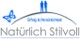Logo mit Schmetterling, Silhouetten, Text "Erfolg & Persönlichkeit", "Natürlich Stilvoll".