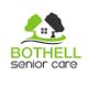 Logo of Bothell Senior Care with a house and tree design in green and black.