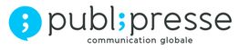 Logo de Publi Presse avec texte "communication globale".