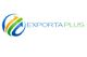 Logo de "Exporta Plus" con flechas de colores formando un círculo.