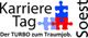 Text: "Karrieretag Soest" mit bunten Puzzleteilen und Slogan: "Der TURBO zum Traumjob."