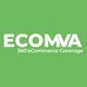 Green background with text: “ECOMVA 360° eCommerce Coverage” in white letters.