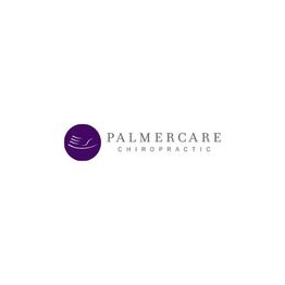 Palmercare Chiropractic logo with a purple circle and a hand symbol.