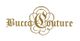 Elegant gold "Bucco Couture" logo with ornate script and decorative flourish.