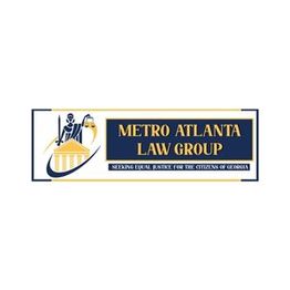 Logo of Metro Atlanta Law Group with Lady Justice and the motto "Seeking Equal Justice."
