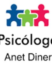 Grupo de piezas de rompecabezas con texto: "Psicóloga Anet Diner".