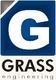 Logo mit großem blauen "G", darunter "GRASS engineering".