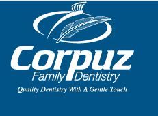 Logo of Corpuz Family Dentistry with tagline: "Quality Dentistry With A Gentle Touch."